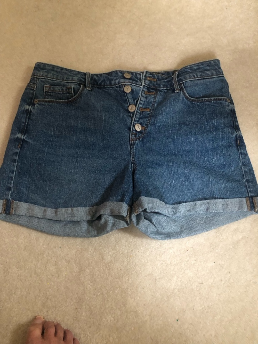 Denim shorts size 10